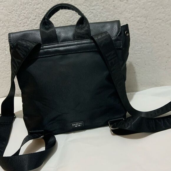Botkier Mini Black Faux Leather Nylon Backpack main image 13